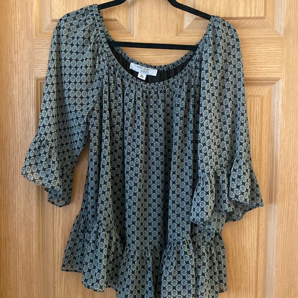 Ruff Hewn Printed Blouse - Picture 1 of 3